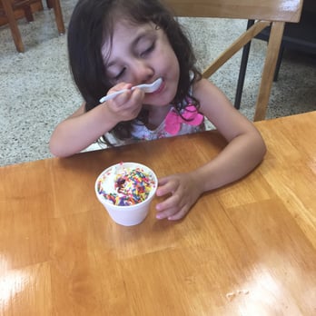 Cold Cow - My little girl enjoying good ol' vanilla with sprinkles! - Ice Cream & Frozen Yogurt Near Me - Saint Augustine, Florida Cold Cow - My little girl enjoying good ol' vanilla with sprinkles! - Ice Cream & Frozen Yogurt Near Me - Saint Augustine, Florida