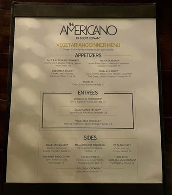 Menu photo 2 The Americano Atlanta Atlanta, GA Menu photo 2 The Americano Atlanta Atlanta, GA