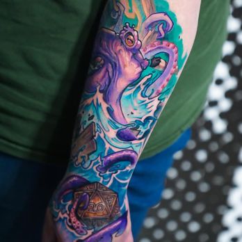 Bo Winstead Tattoos - Kraken - Tattoo Near Me - Charlotte, North Carolina