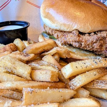 Chili's - Big Chicken Sandwich with Fries - American Near Me - Santa Clarita, California Chili's - Big Chicken Sandwich with Fries - American Near Me - Santa Clarita, California
