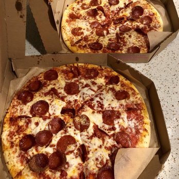 7-Eleven - two pepperoni pizzas in boxes - Convenience Stores Near Me - Northridge, California