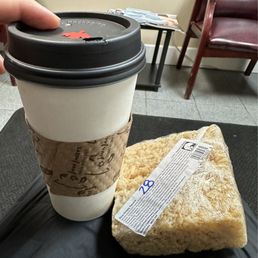 Giant rice krispy!   Traditional taste.  This is a 20 oz cup.