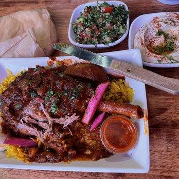 Mazra - Braised 6 Hour Lamb Shank - Middle Eastern Near Me - San Bruno, California