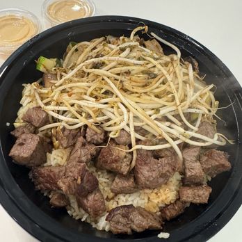 Hibachi Run - Steak hibachi add bean sprouts - Japanese Near Me - New Albany, Ohio Hibachi Run - Steak hibachi add bean sprouts - Japanese Near Me - New Albany, Ohio