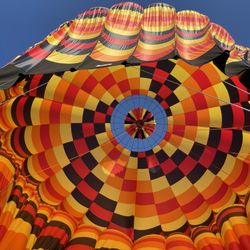 Portland Rose Hot Air Balloons - Deflating time.
