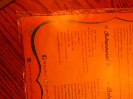 Menu photo 8 Boteco Brasil Vancouver, BC Menu photo 8 Boteco Brasil Vancouver, BC