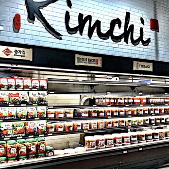 H Mart - Austin - Okay, you saw this pic coming. Actually, a lot of Kimchi varieties here. - Grocery Near Me - Austin, Texas