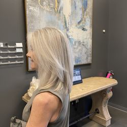 Creative Color Salon - Leaving Crystal with new look- highlights & cut