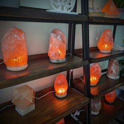 Mystical Charms Wellness Center - Some of our salt lamps