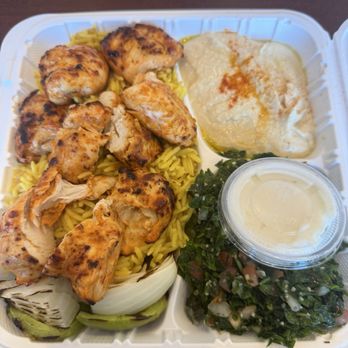 Tigris Mediterranean Grille - Chicken Kabob plate - Mediterranean Near Me - San Diego, California Tigris Mediterranean Grille - Chicken Kabob plate - Mediterranean Near Me - San Diego, California