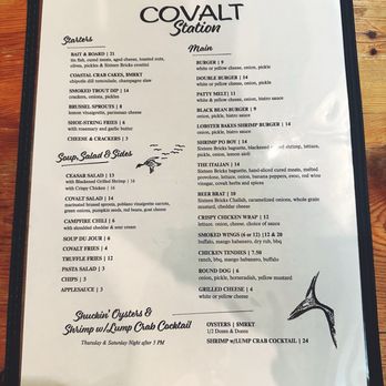 Covalt Station - Menu - Cocktail Bars Near Me - Milford, Ohio Covalt Station - Menu - Cocktail Bars Near Me - Milford, Ohio
