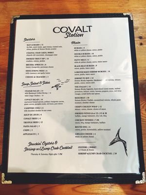 Menu photo 1 Covalt Station Milford, OH Menu photo 1 Covalt Station Milford, OH