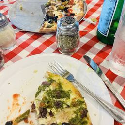 Pesto pizza