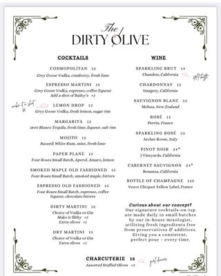 Menu photo 2 The Dirty Olive Huntsville, AL Menu photo 2 The Dirty Olive Huntsville, AL