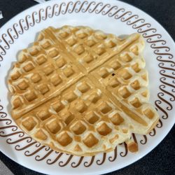 Waffle House - Rushed waffle after 25 mins wait to be acknowledged