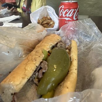 Mr. Beef - Italian Beef Sandwich, French Fries, Coke - Fast Food Near Me - Chicago, Illinois Mr. Beef - Italian Beef Sandwich, French Fries, Coke - Fast Food Near Me - Chicago, Illinois