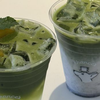 Chance’s Coffee - peach matcha - Coffee & Tea Near Me - San Diego, California