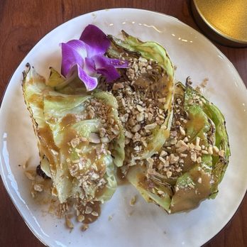 Mantra Raja - Grilled cabbage with peanut sauce - Thai Near Me - Carlsbad, California Mantra Raja - Grilled cabbage with peanut sauce - Thai Near Me - Carlsbad, California