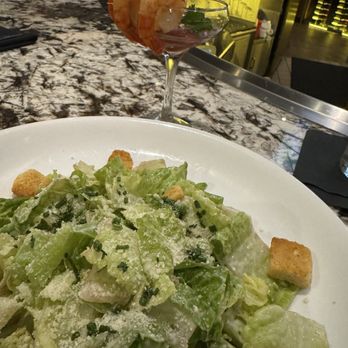 Jack Binion's Steak - Caesar salad and shrimp cocktail - Steakhouses Near Me - Las Vegas, Nevada