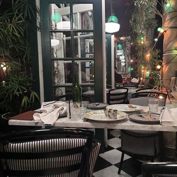 Checker Hall - Seating on the balcony - Mediterranean Near Me - Los Angeles, California