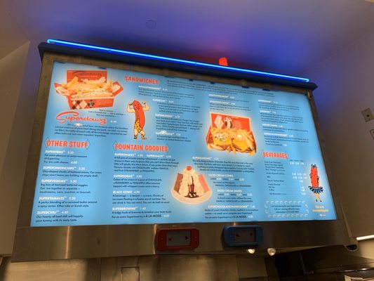 Menu photo 5 Superdawg Drive-In Wheeling, IL