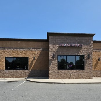 Francesco's - two cars parked in front of a restaurant - Pizza Near Me - Winston-Salem, North Carolina Francesco's - two cars parked in front of a restaurant - Pizza Near Me - Winston-Salem, North Carolina