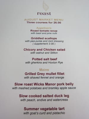 Menu photo 8 Roast London, XGL Menu photo 8 Roast London, XGL