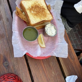 The Silver Dollar - Fried catfish sandwich - Southern Near Me - Louisville, Kentucky