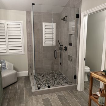Tower Nine Kitchen & Bath Remodeling - a walk in shower - General Contractors Near Me - San Diego, California Tower Nine Kitchen & Bath Remodeling - a walk in shower - General Contractors Near Me - San Diego, California