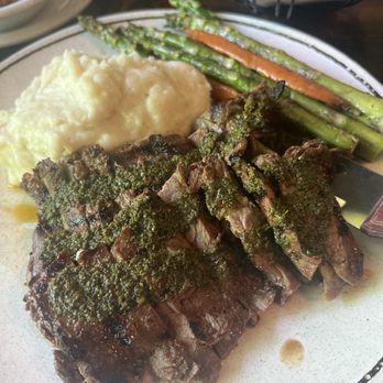 Lokanta Grill & Bar - Steak with chimichurri sauce - Mediterranean Near Me - Pleasanton, California