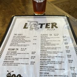Ends well beer (1/4 pint)- Moreish Amber Ale and Later's pizza menu