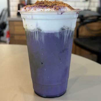 WonderPlay & Coffee - Coconut ube latte - Indoor Playcenter Near Me - Chicago, Illinois WonderPlay & Coffee - Coconut ube latte - Indoor Playcenter Near Me - Chicago, Illinois