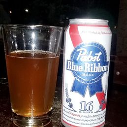 Wide selection of beer on draft, PBR Tallboy Wide selection of beer on draft, PBR Tallboy