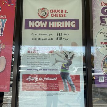 Chuck E. Cheese - Arcades Near Me - Paramus, New Jersey