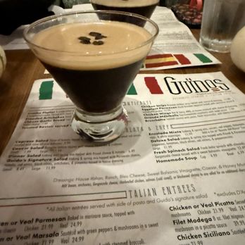 Guido's Pizzeria & Tapas - Espresso martini - Italian Near Me - Saint Louis, Missouri Guido's Pizzeria & Tapas - Espresso martini - Italian Near Me - Saint Louis, Missouri