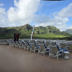 Port of Nawiliwili - Aboard aft deck 10 of NCL Spirit