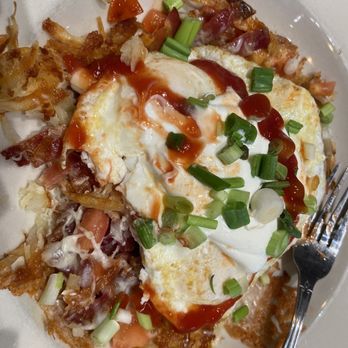 Jason's Cafe - Hash brown skillet with easy over egg. - American Near Me - Menlo Park, California