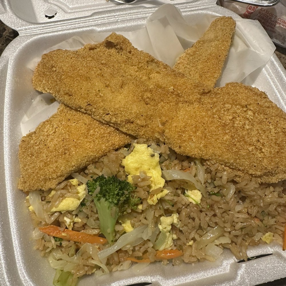 Fried Whiting & vegetable fried rice