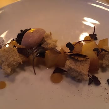 North Pond - Loved the final dessert! Chocolate sorbet and charred pineapple - New American Near Me - Chicago, Illinois North Pond - Loved the final dessert! Chocolate sorbet and charred pineapple - New American Near Me - Chicago, Illinois