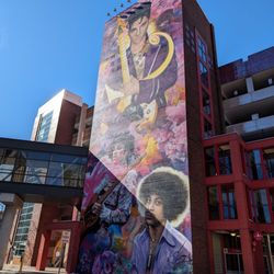 Prince Mural - Prince mural on a sunny day