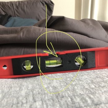Mathis Home - Leveler shows how deep the center of the depression is... - Furniture Stores Near Me - Indio, California Mathis Home - Leveler shows how deep the center of the depression is... - Furniture Stores Near Me - Indio, California