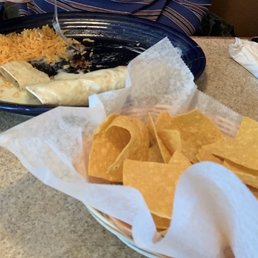 a plate of tortillas and a bowl of chips a plate of tortillas and a bowl of chips