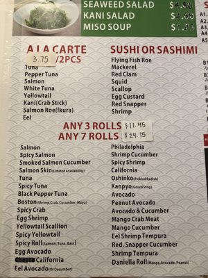 Menu photo 1 Sashimi Express II New York, NY Menu photo 1 Sashimi Express II New York, NY