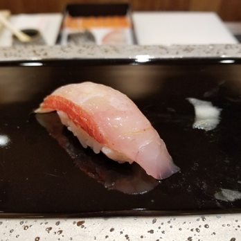 Omakase Yume - Kinmedai (Golden Eye Snapper) - Sushi Bars Near Me - Chicago, Illinois Omakase Yume - Kinmedai (Golden Eye Snapper) - Sushi Bars Near Me - Chicago, Illinois