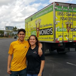 Shred Monkeys, an All Points Company - Elkin & Madison Sanchez hosting a Shred Day with Shred Monkeys.