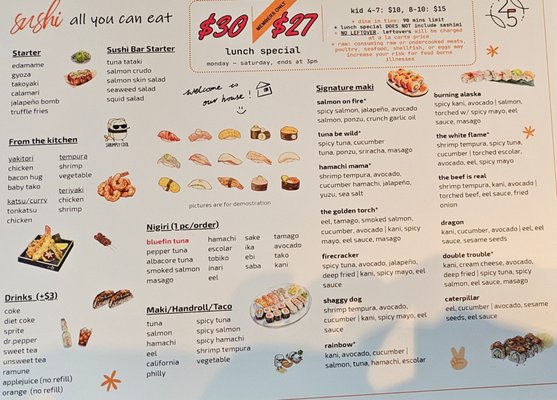 Menu photo 1 Twenty Five Sushi House Katy, TX