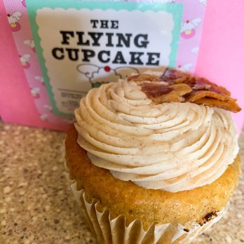 The Flying Cupcake  - Maple Lumberjack Bacon Cupcake - Bakeries Near Me - Indianapolis, Indiana
