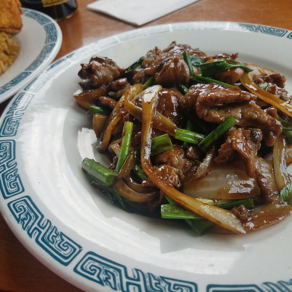Hunan beef, lunch Hunan beef, lunch