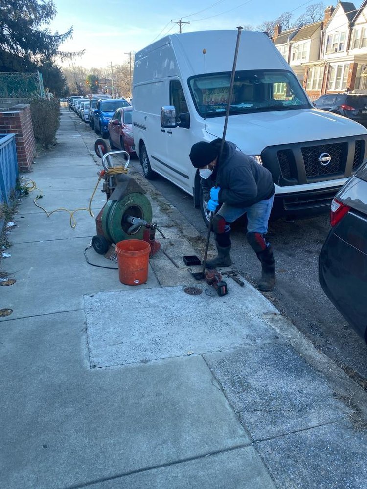 Slide of Drain Cleaning