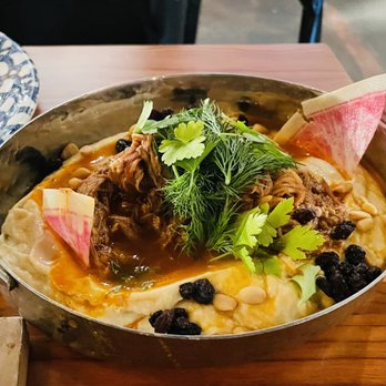 Gypsy Kitchen DC - Hummus and lamb shoulder - Tapas/Small Plates Near Me - Washington, DC, District of Columbia